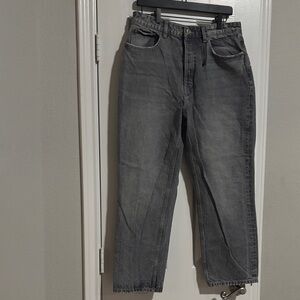 Zara Women's Relaxed Gray Jeans